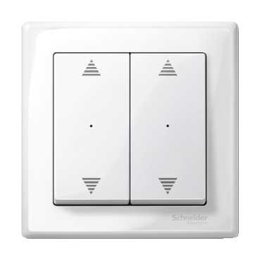 Купить SE Merten KNX\EIB SM Полярно-бел Клавиша для модуля 2-кнопочного выключателя, с символами ВВ/ВН, 1/0 (MTN619719)