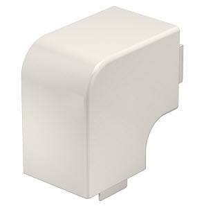 Купить OBO Bettermann Угол плоский кабель-канала WDK 60x60 мм, ПВХ кремовый RAL9001 6161502
