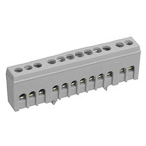 Купить IEK Шина L фаза в корп изол на DIN-рейку ШНИ-6х9-14-К-Ср