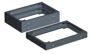 DKC Цоколь для угловых секций CQE,  500 x 500 x 200мм