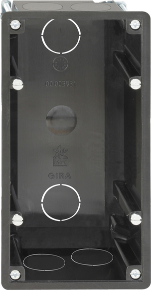 Gira Монтажн. корпус 2 мест Розетка для бритвы 281900