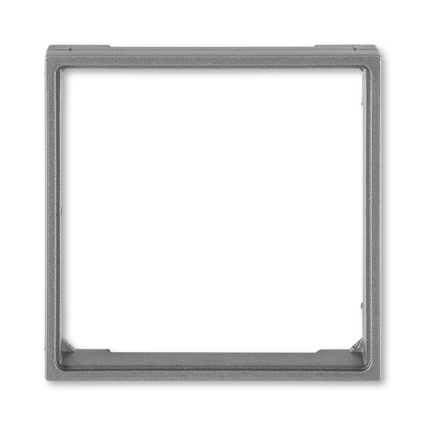 ABB EPJ Levit сталь / дымчатый чёрный Накладка для механизма подсветки LED, сталь 2CHH660070A4069