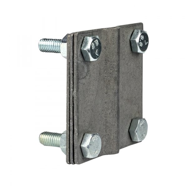 EKF PROxima Зажим полоса 40 - прут 10 (3 пластины 70x70мм) HZ