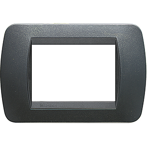 BT LV Тёмная Сталь Рамка на 3 модуля L4803PA