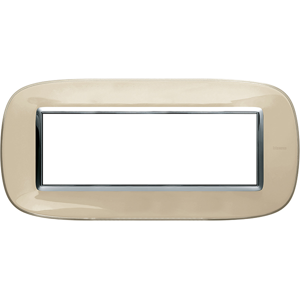 Купить BT Axolute Бежевая карамель Рамка 6 мод эллипс HB4806DA