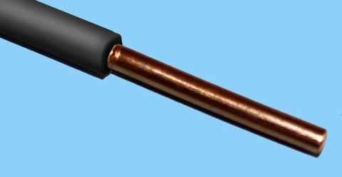 Провод ПуВ 1х0,5 ч Дмитров-кабель 000000887