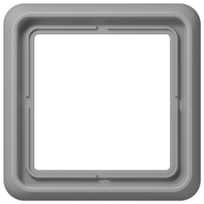 JUNG CD Серая Рамка 1-ая ударопрочная CD581WUGR