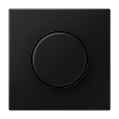 JUNG LS 990 Черный матовый Накладка на роторные диммеры без лапок LS1940SWM