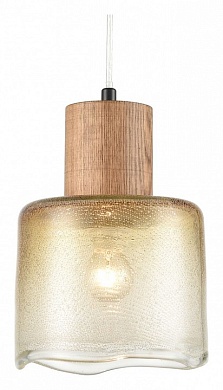 VELANTE 382-506-01 Подвес Натуральный камень/Янтарный E27 1*40W