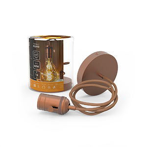 Gauss Светильник подвесной Decor PL043 медный E27, 1 м, 1/40