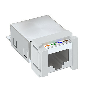 Купить OBO Bettermann Разъем RJ45 категория 5e экранированный (FTP) Snap-In 6117343