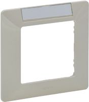 Legrand Etika Слоновая кость Рамка 1-ая с держателем для маркировки 672516