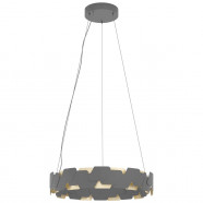 Eglo 390031 Подвесной потолочный светильник (люстра) ALTAGRACIA, LED 2x35W, 8400lm, H1500, Ø615, сталь, черный, золотой