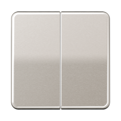 JUNG Клавиша для KNX кнопки, 2 группы металл платина CD102PT