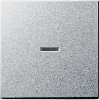 Gira S-55 Алюминий Клавиша 1-ая с подсветкой 029026