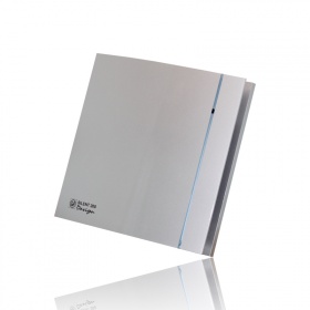 Купить S&P SILENT DESIGN Серебрянный Вентилятор 185 куб.м/ч, 16 Вт, 118 мм, малошумный SILENT-200 CZ SILVER DESIGN-3C