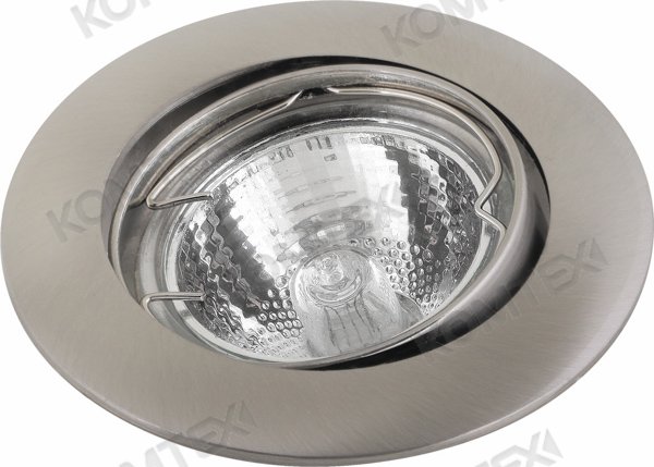 Comtech Camelo Светильник галогеновый встраиваемый повор.MR16 1x50W GU5.3 никель P00607