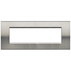 BT LL Фактурная сталь Рамка прямоугольная, 7 модулей LNA4807ACS