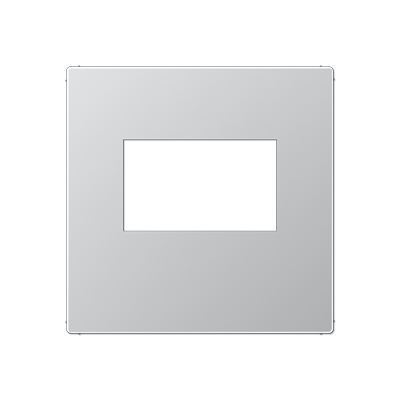 JUNG Kрышка для USB-зарядный устройств; без видимого винта; термопласт; алюминий A1569USBAL