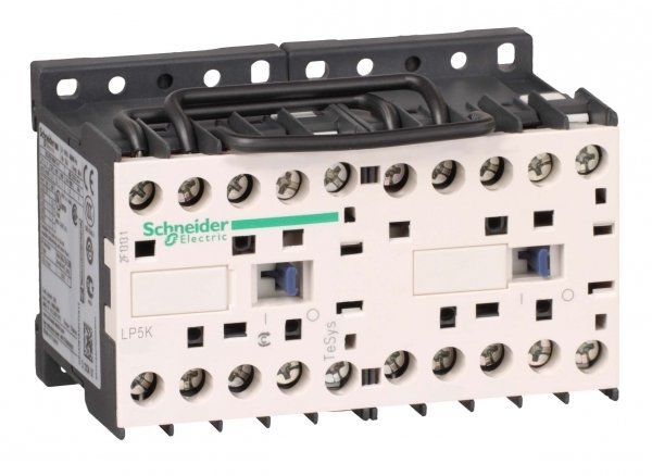 SE Contactors K Контактор реверсивный 3P, 9A, НЗ, 24В DC 1.8Вт LP5K0901BW3