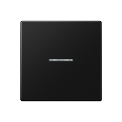 JUNG A Flow/A 550 Черный матовый Клавиша 1-ая с подсветкой A590KO5SWM