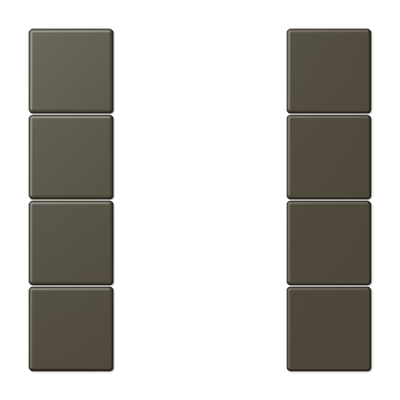 JUNG Набор накладок 4 группы для модулей F50 термопласт Les Couleurs® Le Corbusier LC504TSA32140
