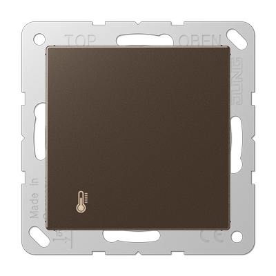 JUNG KNX-регулятор с ручкой для установки температуры мокка A2178ORTSMO