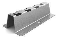 OSTEC Напольно-настенный держатель 100 мм, толщ. 1,5 мм, Сендзимир цинк