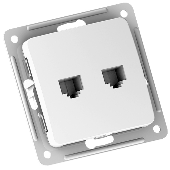 Hegel Мастер внутр Белая РСКК-440 Розетка компьютерная, механизм