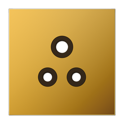 JUNG Накладка розетки 5А имитация золота BS2171-5GOPL