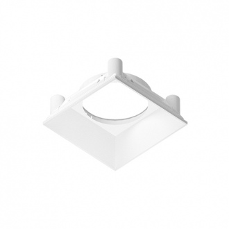 Technolight Рамка Фрейм Симпл 68 квадратная RAL 9016 белая 41023-WH