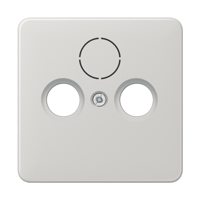 JUNG CD 500/CD plus Светло-серая Накладка TV-FM-SAT CD561SATLG