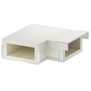 Купить OBO Bettermann Угловая секция 90° огнестойкого кабельного канала 105x260 мм 7215619