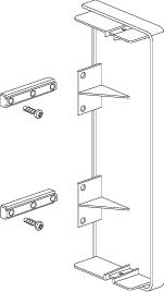 Купить SE OptiLine 45 Заглушка короба 165х55мм под алюминий ISM10454