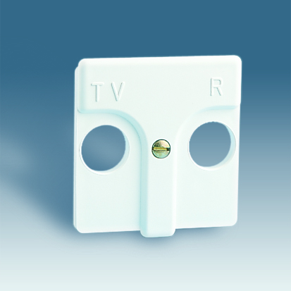 Simon 27 Белая Накладка розетки TV 27053-34