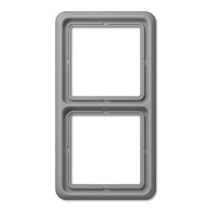 JUNG CD Серая Рамка 2-ая ударопрочная CD582WUGR