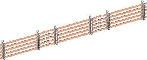 ABB CombiLine-M Шины 12x5 мм, ширина 1 (ZX1080)