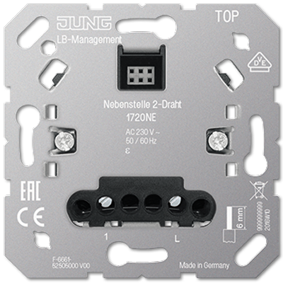 JUNG 1720NE 2-х проводная вставка-спутник
