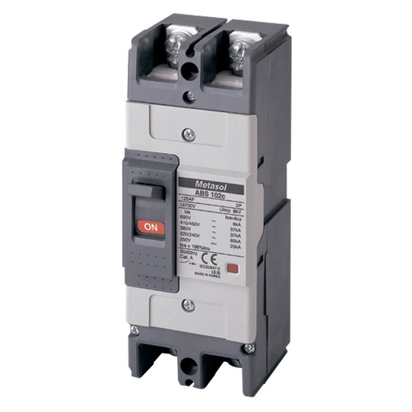 LSIS Автоматический выключатель ABS102c (42/37кА 380/415В) 2Р) 100A 133000800