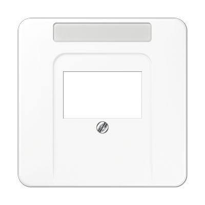 JUNG Крышка для ТАЕ розетки с полем для надписи белая CD569TNAWW