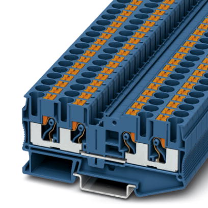 Phoenix Contact Проходные клеммы PT 6-QUATTRO BU 3212947