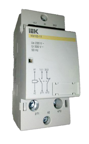 Купить IEK Контактор модульный КМ63-11 AC MKK10-63-11