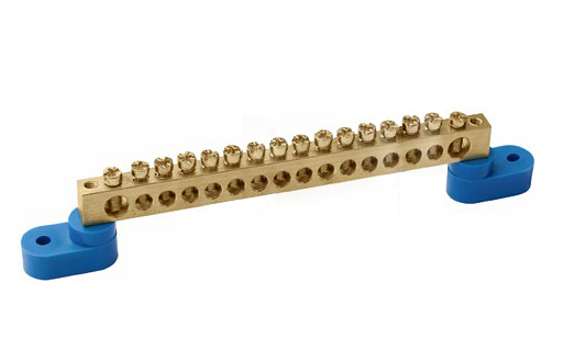 Купить IEK Шина N ноль на двух угловых изол ШНИ-8х12-16-У2-С