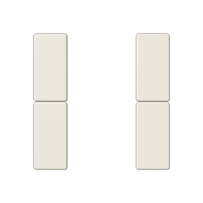 JUNG комплект накладок 2гр слоновая кость A502TSA