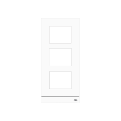 ABB Рамка станции вызова, размер 1/3, белая 2TMA070130W0054