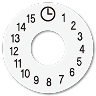 JUNG диск со шкалой, белый SKS11015WW