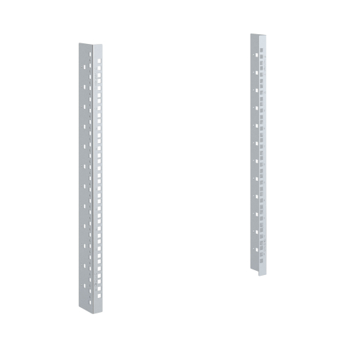 DKC Вертикальные монтажные профили 12U, "L" для 19" IT-корпусов ДКС серии STI/CQE, 2шт