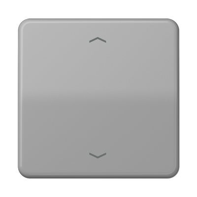 JUNG Клавиша для KNX кнопки, 1 группа с символами "стрелки" дюропласт серый CD101PGR