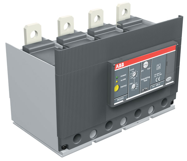 ABB RC222/5 Tmax Расцепитель токов утечки на землю T5 4P 1SDA054955R1