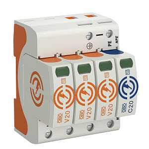 Купить OBO Bettermann УЗИП для силовых сетей 3+NPE (Класс II), 320 В 5095263